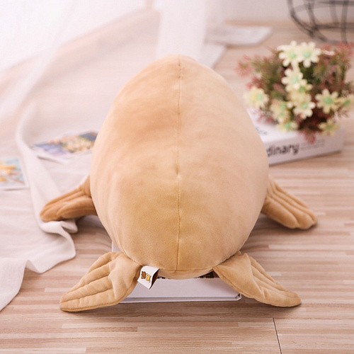 Игрушка-подушка "Морж" (коричневый) 55см