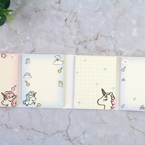 Набор стикеров "Единорожка" (розовый)