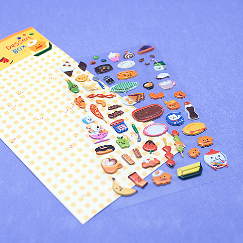 Наклейки "Dessert box"