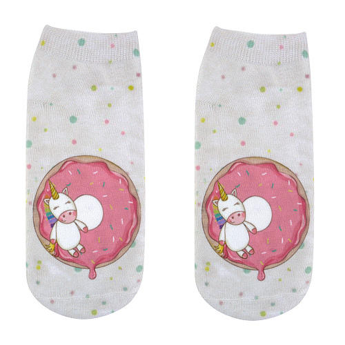 Носки "Единорожка и пончик"