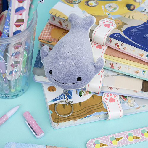 Брелок "Кит" (серый)