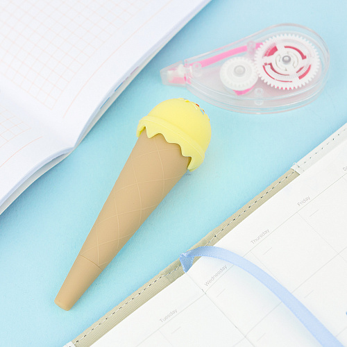 Ручка "Ice Cream cone" (желтая)