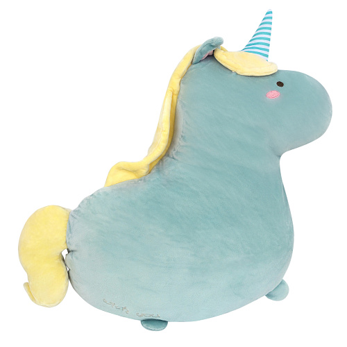 Игрушка-подушка "Flat Unicorn" (голубой)