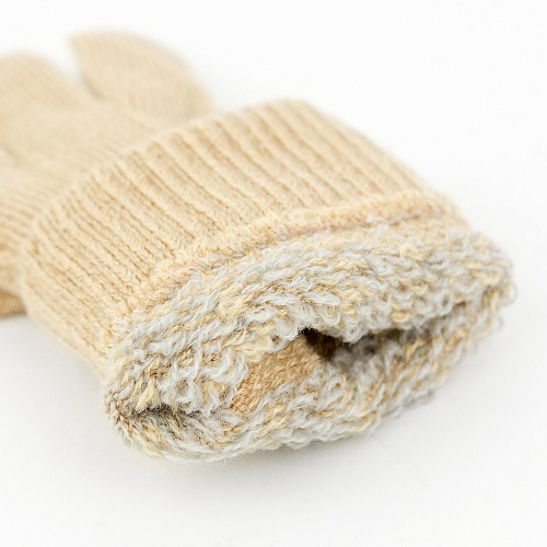 Перчатки сенсорные "Котик Ми", беж