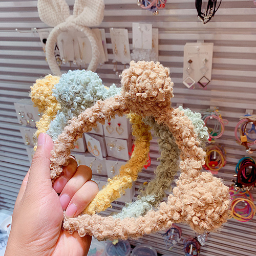 Ободок-повязка "Ушки мишки" (коричневый)