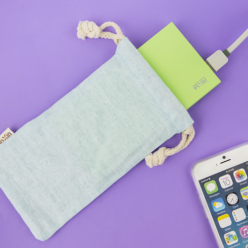 Зарядное устройство-аккумулятор "Однотонное" (салатовое)