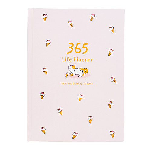 Ежедневник "365" Кот и мороженка