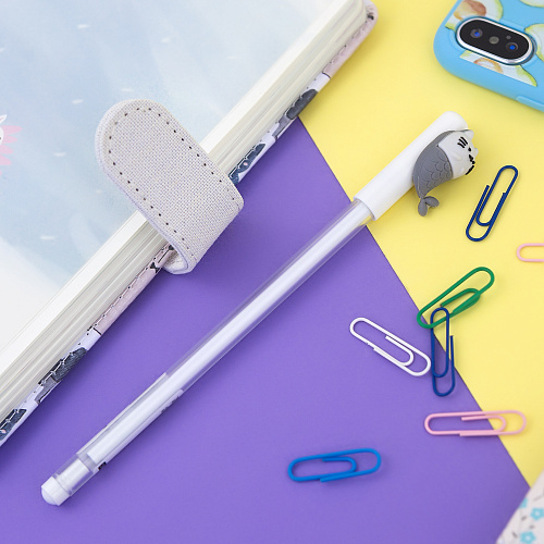 Ручка "Mermaid cat" (серая)