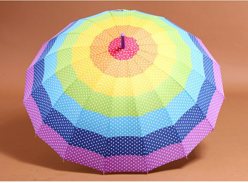 Зонт "Rainbow with dots"