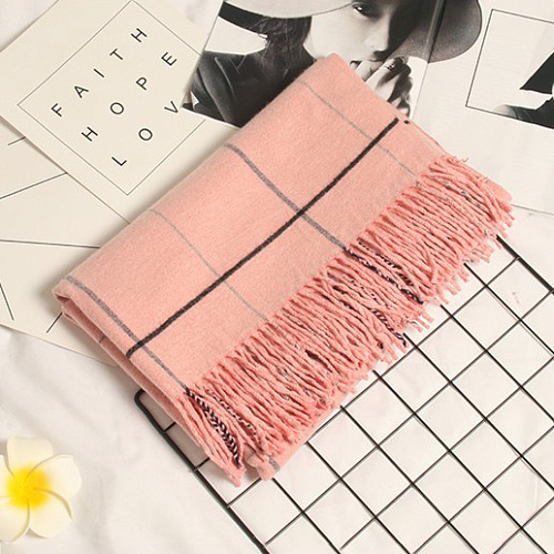 Шарф "Лондон", розовый