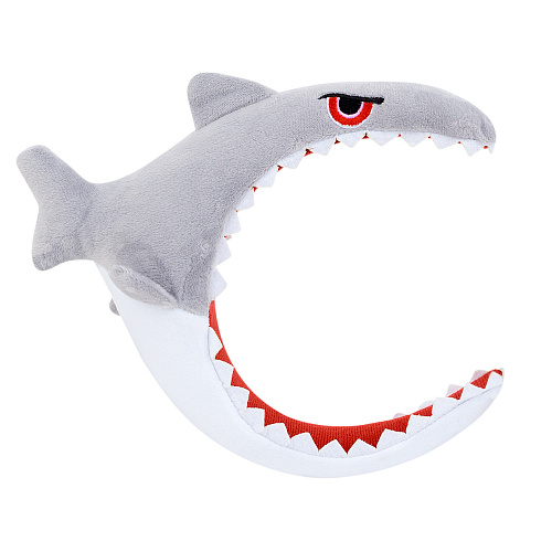 Повязка на голову "Акула", серый