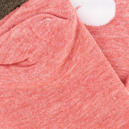 Носки короткие "Собачка" (розовые)