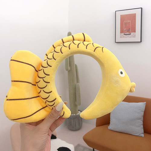 Повязка на голову "Рыба", желтый