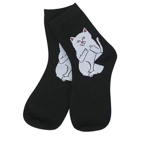 Носки "Bad cat" (черные)