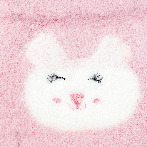 Перчатки сенсорные "Мордочки", розовые