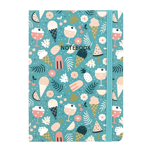 Блокнот "Cute Pattern" (голубой)