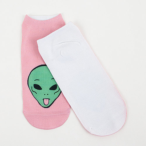Носки "Инопланетяне" (розовые)