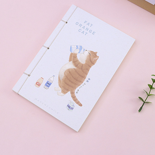 Блокнот "Orange cat" (с пакетом молока)