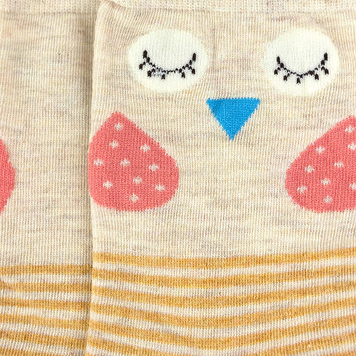 Носки "Сонные" (бежевая полоска)