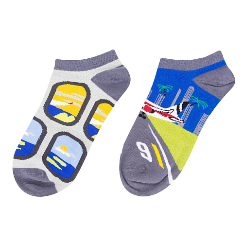Носки короткие "Самолеты"