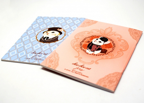 Тетрадь Choo Choo Cat 2 in 1 Note - Lady & Gentleman