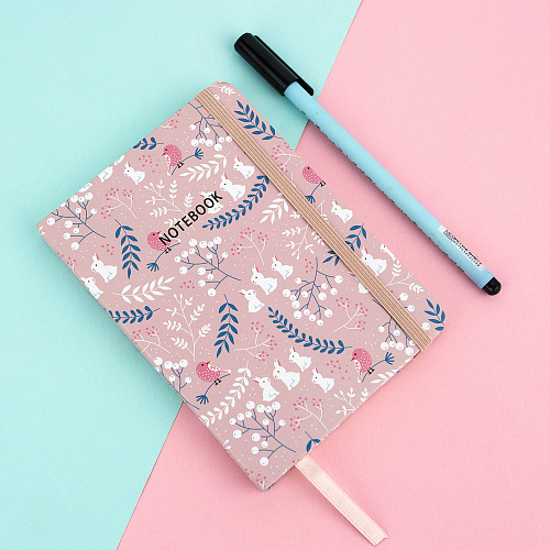 Блокнот "Cute Pattern" (розовый)