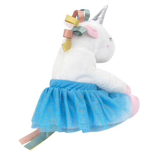 Игрушка-подушка "Единорожка в юбочке" (голубой)