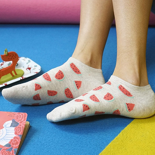 Носки "Арбузы+Полосатые"