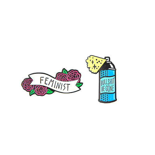 Набор значков "Feminist"