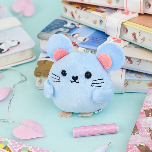 Брелок "Мышонок" (голубой)