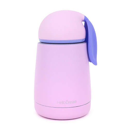 Термос "Ушастый кролик" (розовый)