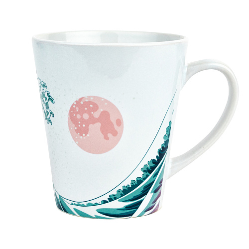 Кружка латте малая "Волна"