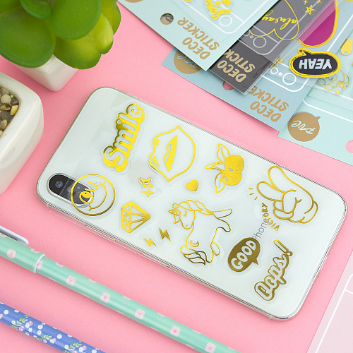 Наклейки "Gold ver.3" (smile)