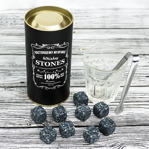 Камни для виски в тубусе "Jack Daniel's"
