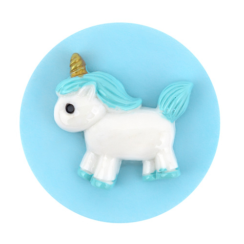 Держатель для телефона/попсокет "Единорожка" (голубой)