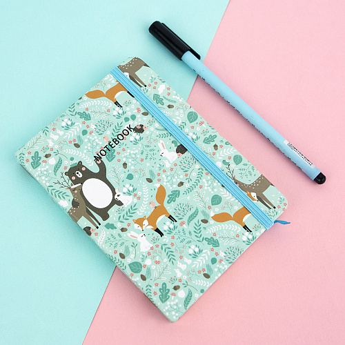 Блокнот "Cute Pattern" (мятный)
