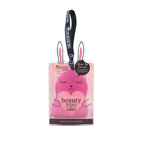 Спонж в декоративной коробке "Beauty Tools" маджента