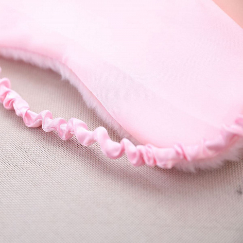 Маска для сна "Пушистый кот" (белый)