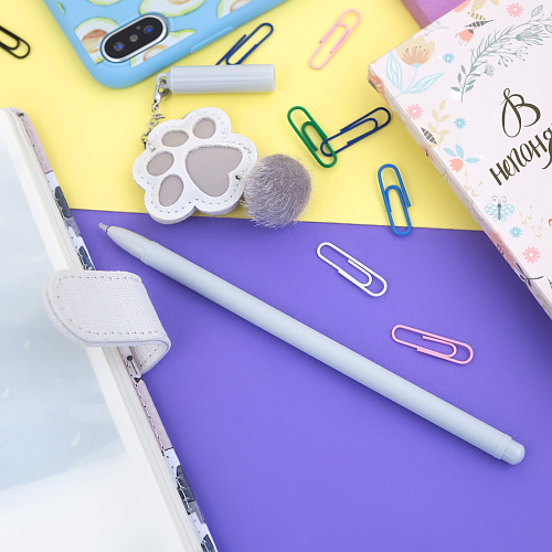 Ручка "Paw-Paw" (серая)