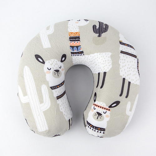 Подушка для путешествий "Llamas", Memory Foam