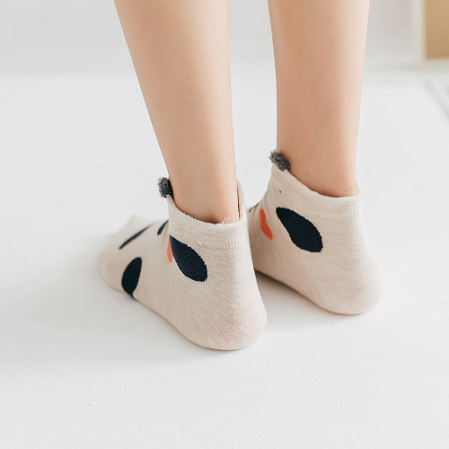 Носки "Зверушки" (черно-белые)