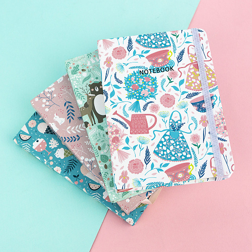 Блокнот "Cute Pattern" (мятный)