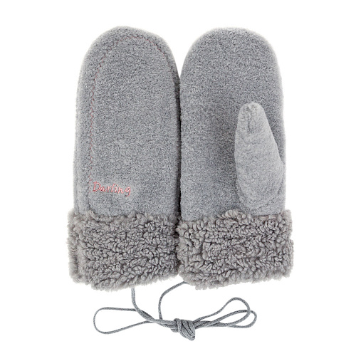 Варежки утепленные "Darling", серые