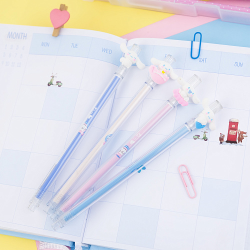 Ручка "Зайка-ушастик" (розовая тучка)