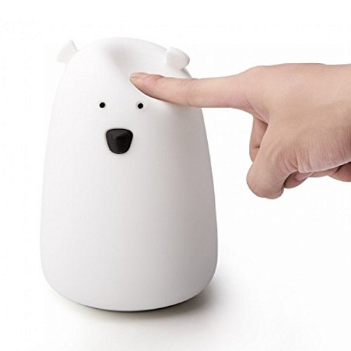 Ночник USB "Мишка" (белый)