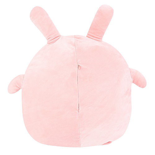 Игрушка-подушка "Зая Кругляш" (розовая) 55см