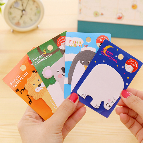 Стикеры для записей со зверушками (панда)