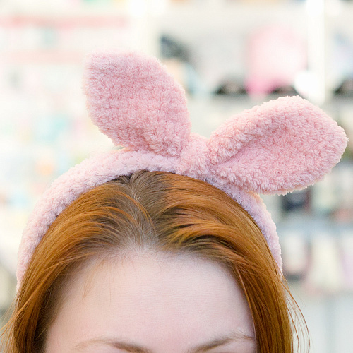 Ободок-повязка "Бант" (розовый)