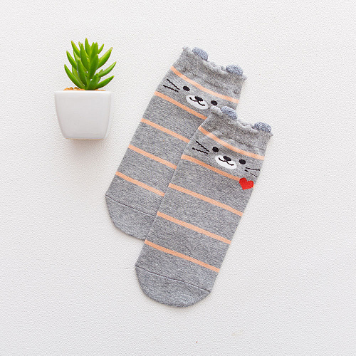 Носки "Зверушки" (серые)