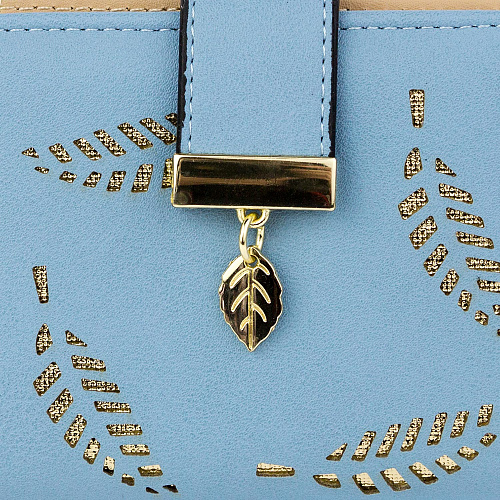 Кошелек "Весна", голубой